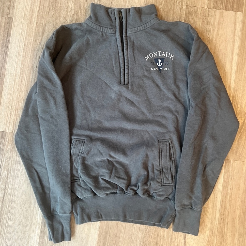 Vintage Montauk Quarter Zip Sweatshirt